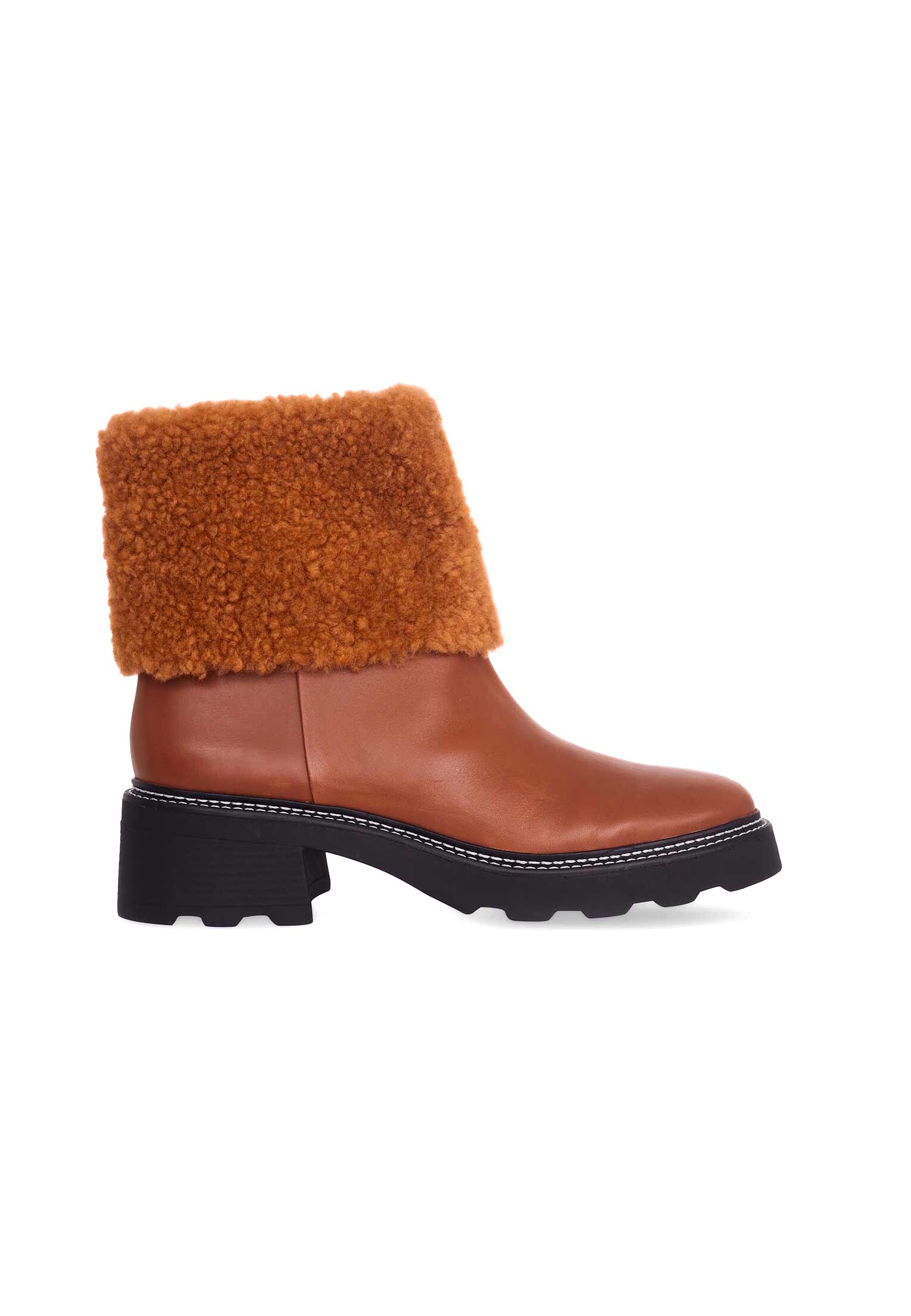 Mangará Andira Ankle Boots - Stylish Shearling Detail-4