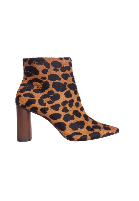 Women's Animal Print Boots - 8.4 cm Heel-0