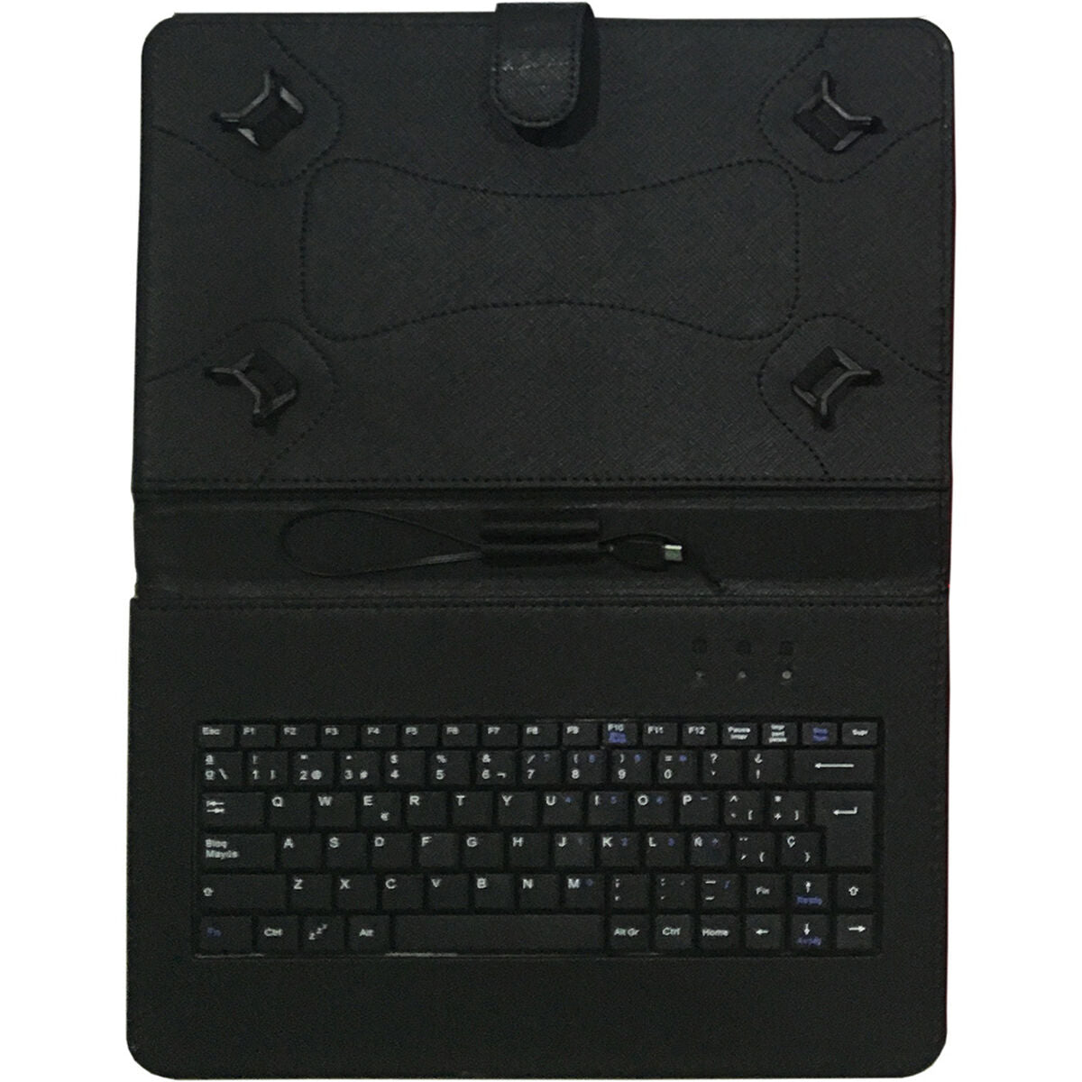 Tablet cover Talius CV-3006 Black Spanish Qwerty-0