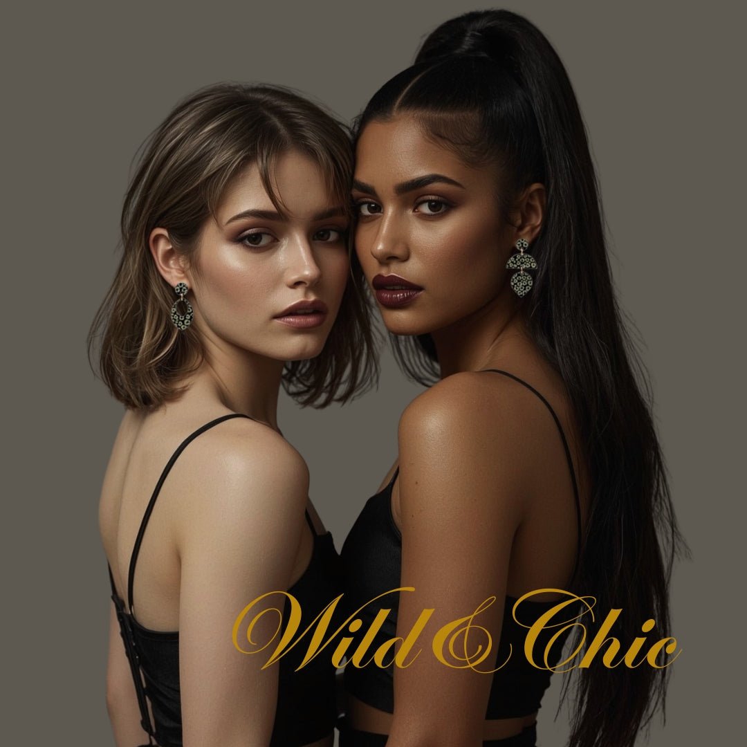 Lena Leopard Oorbellen - Midi - BALABALA WEAR