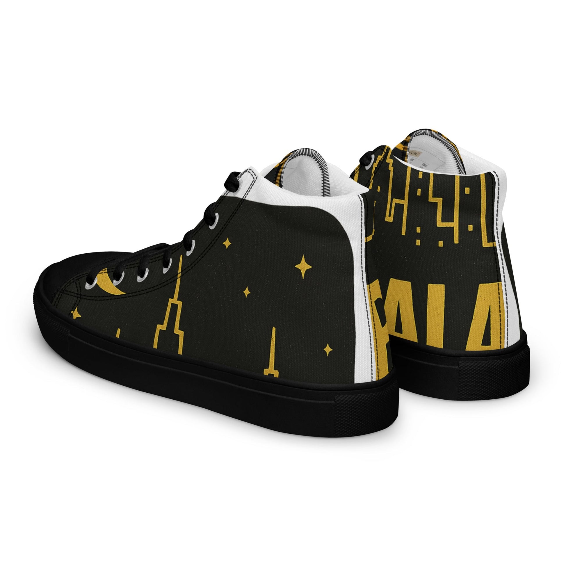Men’s high top canvas shoes - BALABALA WEAR