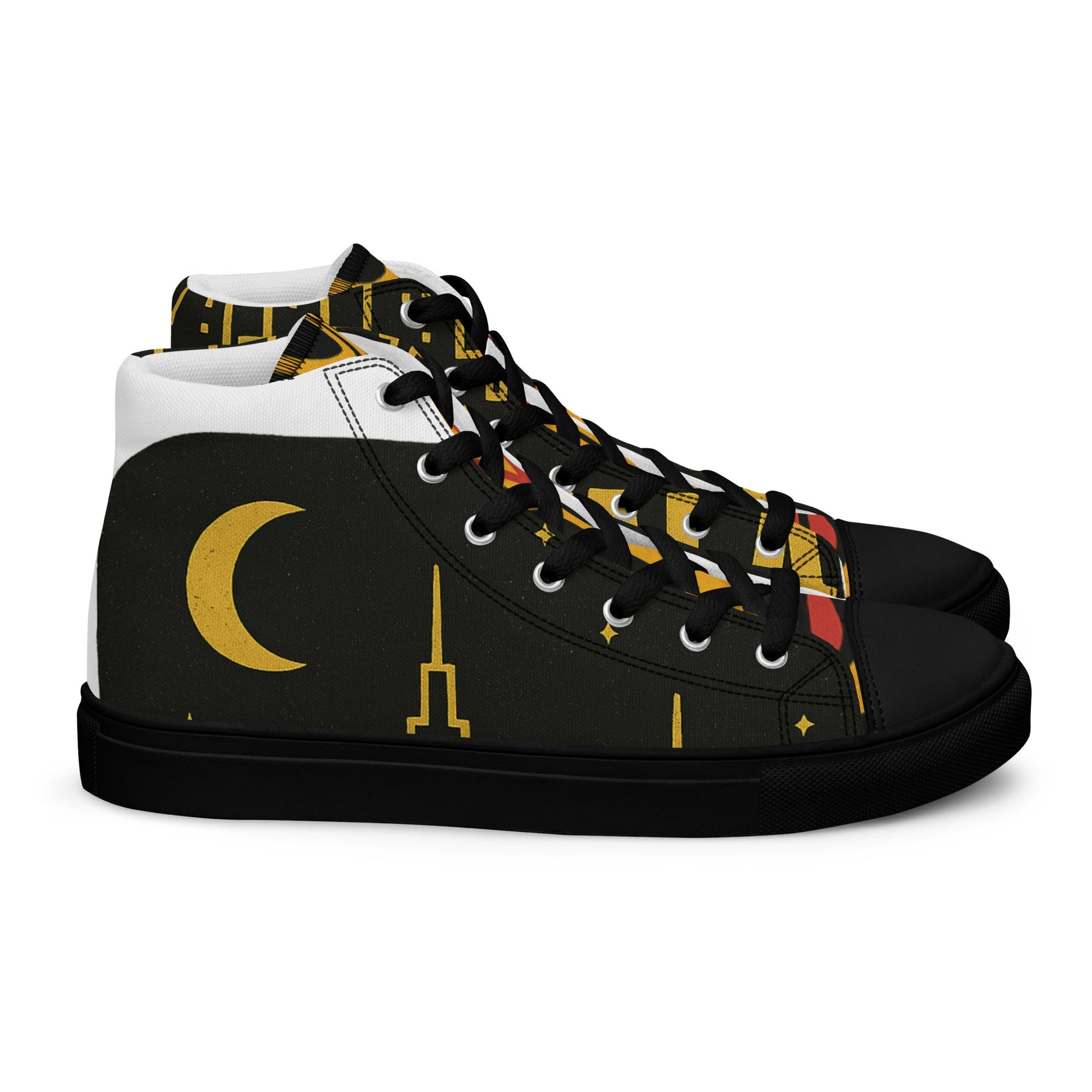 Men’s high top canvas shoes - BALABALA WEAR
