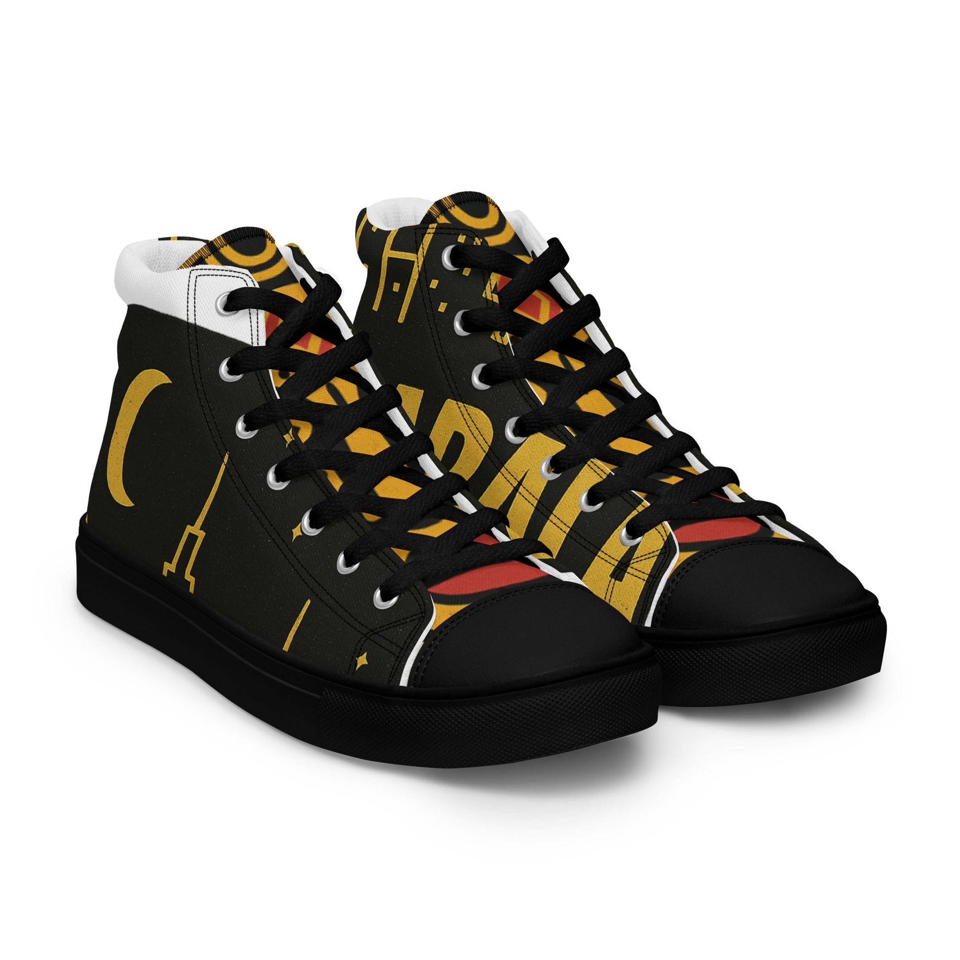 Men’s high top canvas shoes - BALABALA WEAR