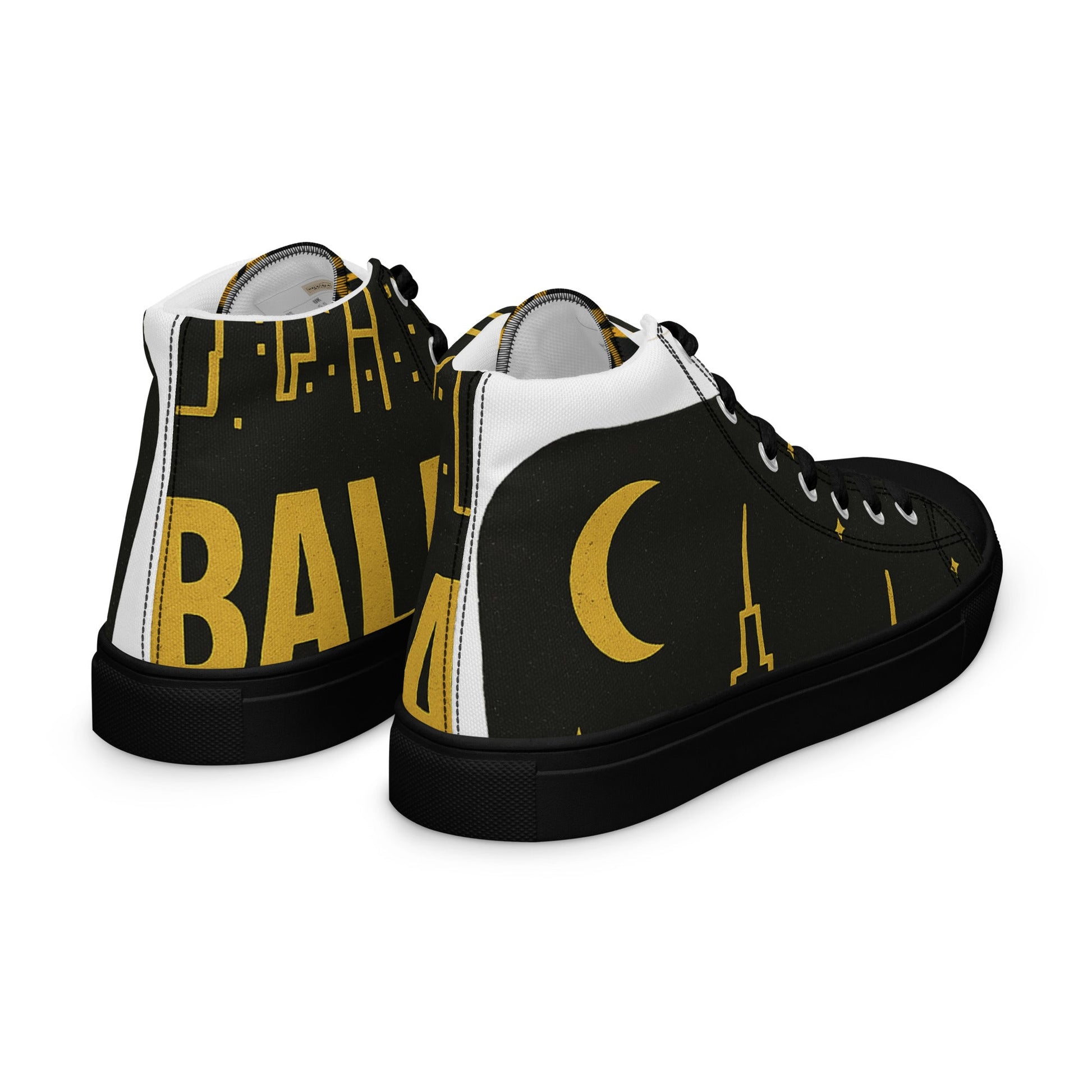 Men’s high top canvas shoes - BALABALA WEAR