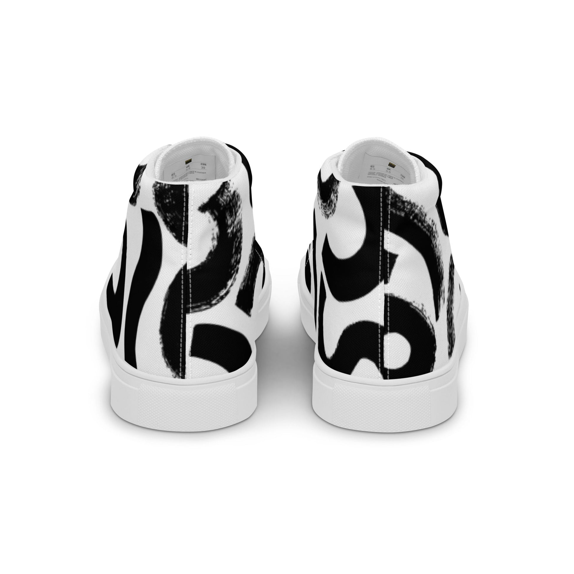 Men’s high top canvas shoes - BALABALA WEAR