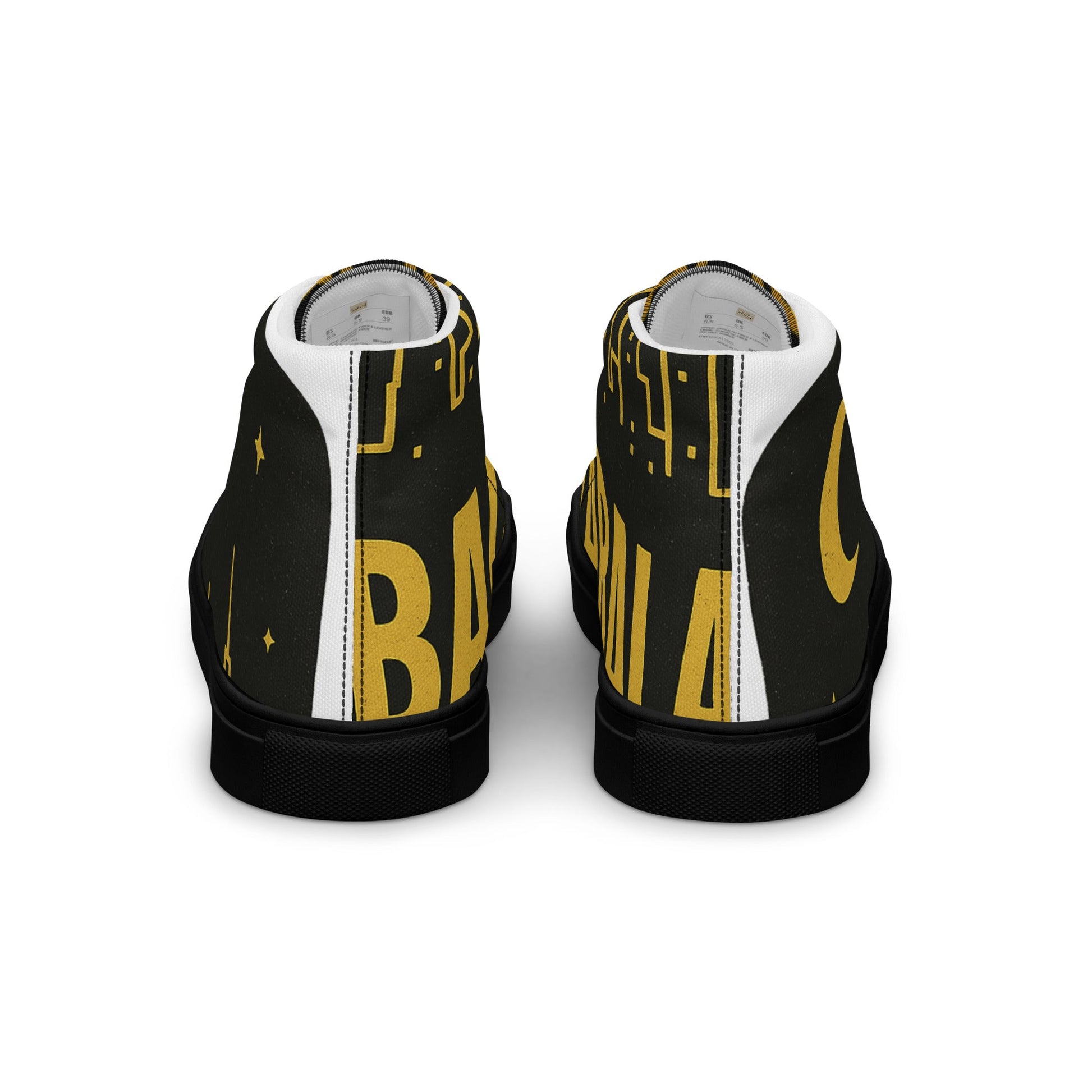 Men’s high top canvas shoes - BALABALA WEAR