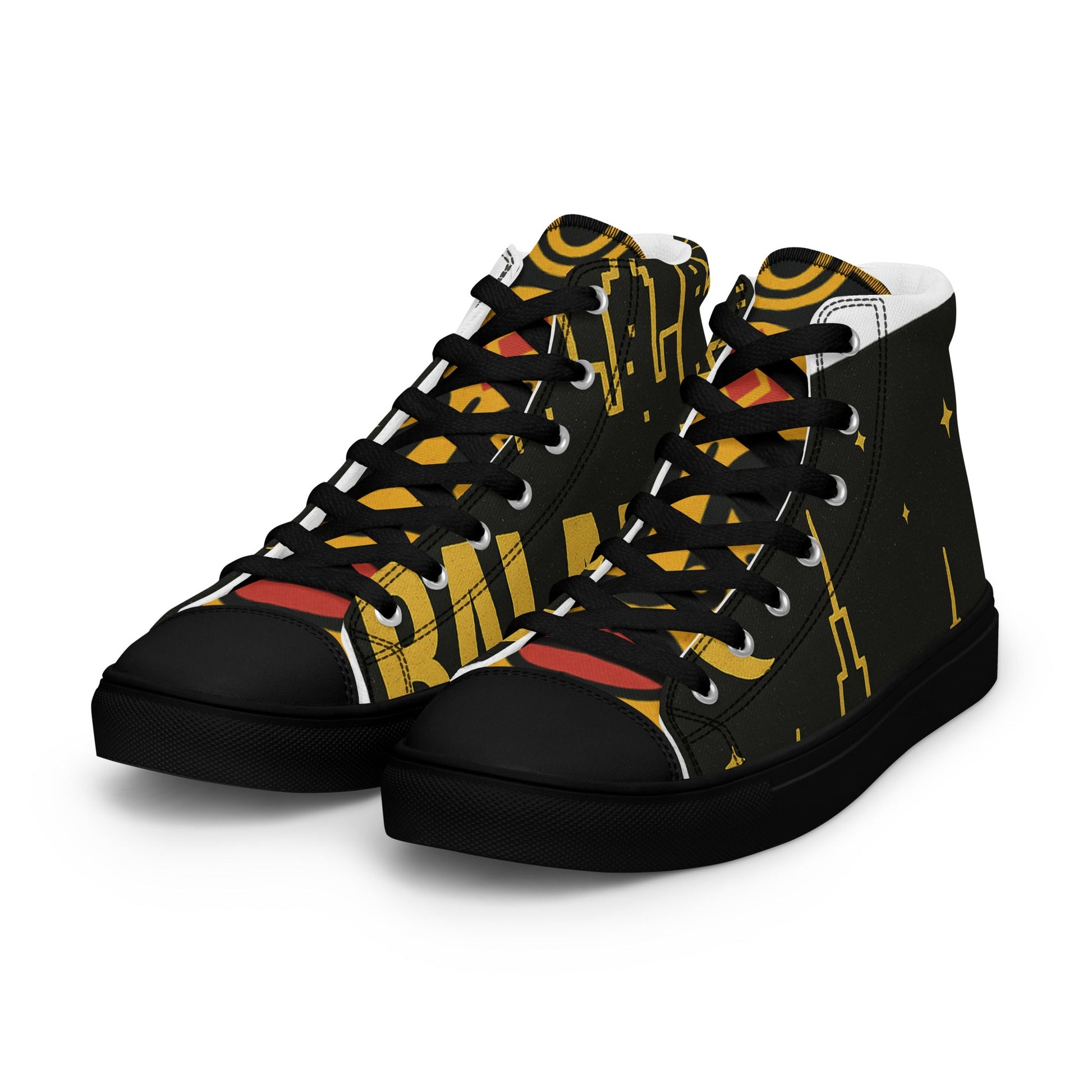 Men’s high top canvas shoes - BALABALA WEAR