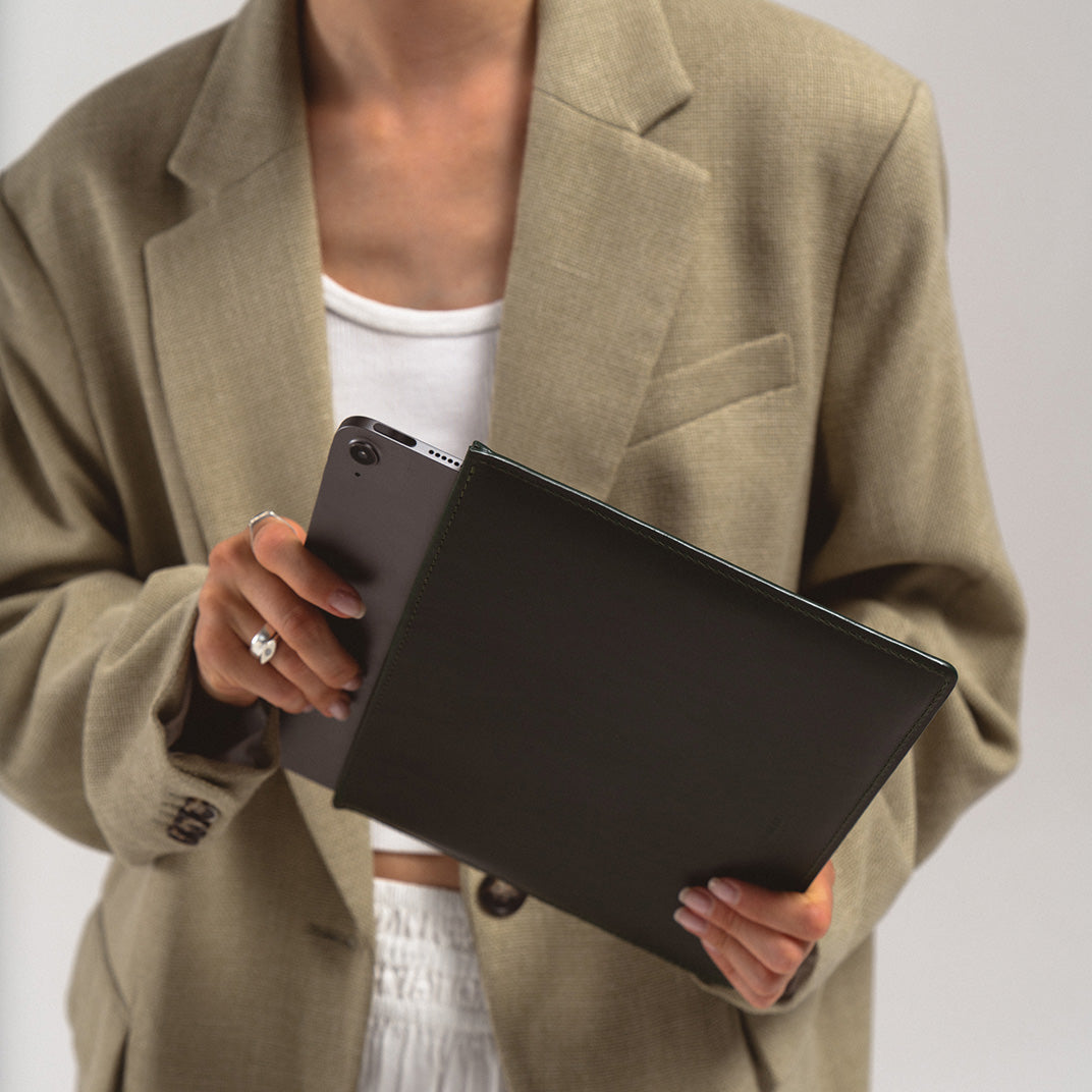 Slim Leather Sleeve for iPad-0