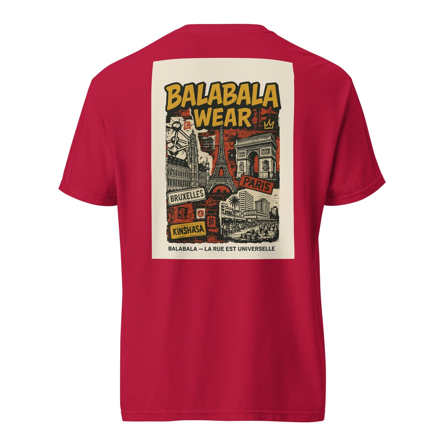 Unisex garment - dyed heavyweight t-shirt - BALABALA WEAR