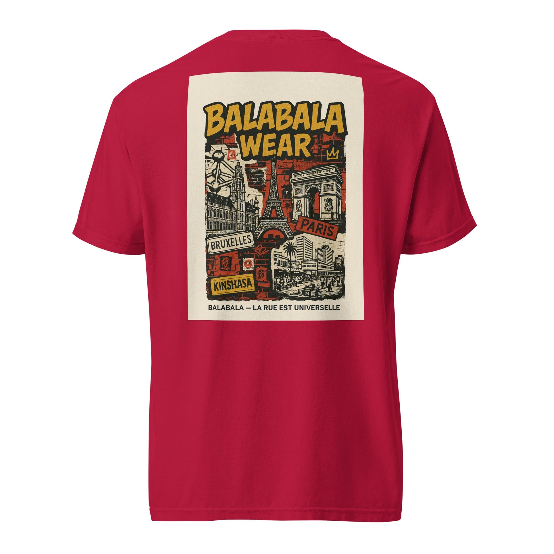 Unisex garment - dyed heavyweight t-shirt - BALABALA WEAR