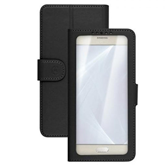Mobile cover Celly UNICAVIEWLBK Black Universal-0