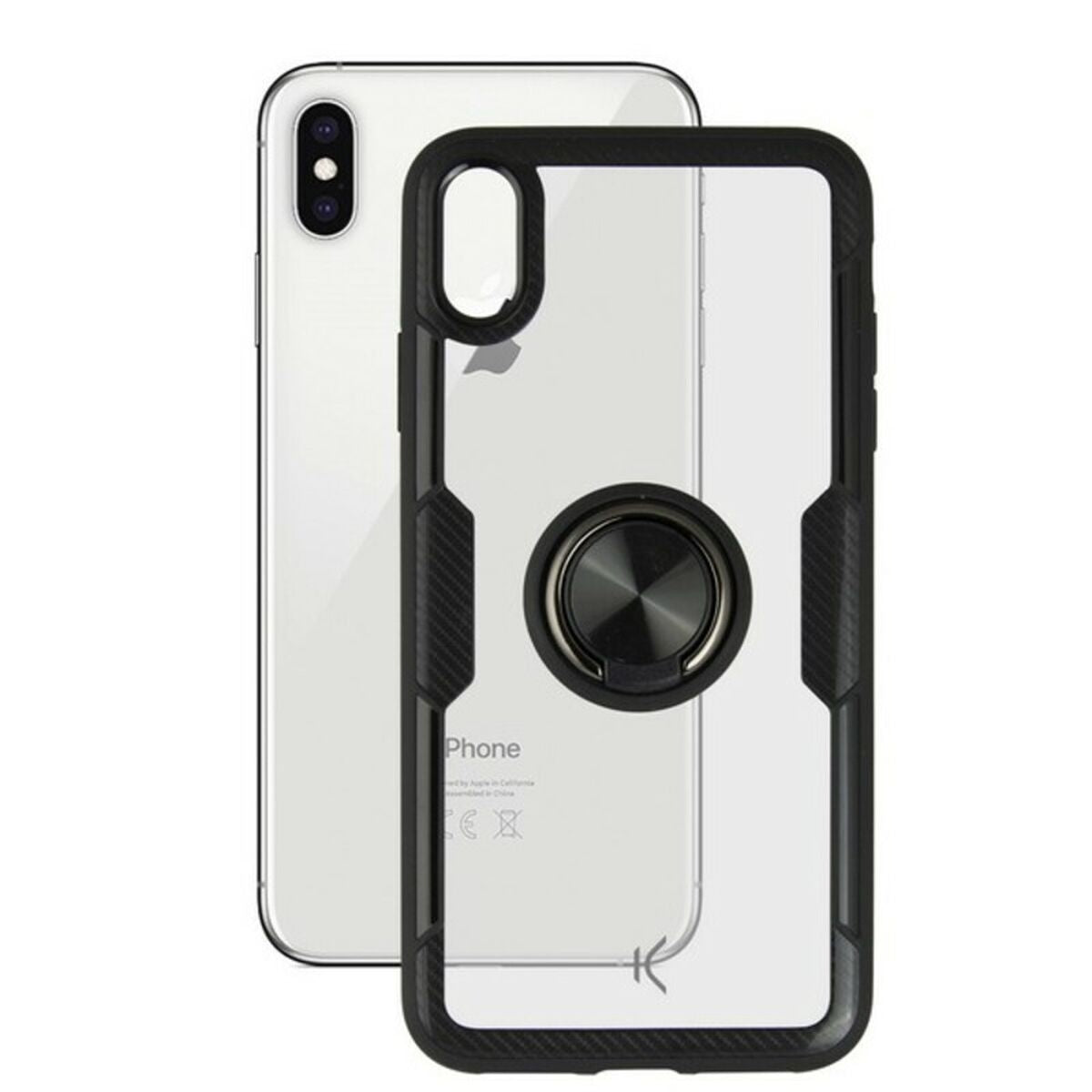 Mobile cover Iphone KSIX Transparent Iphone XS MAX-0