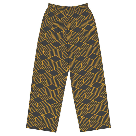 All - over print unisex wide - leg pants - BALABALA WEAR