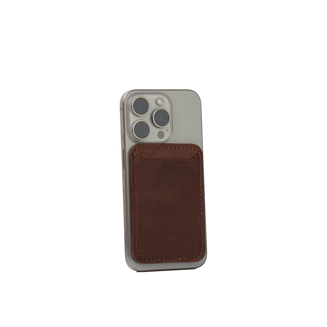 Full - Grain Leather MagSafe wallet - Classic - BALABALA WEAR