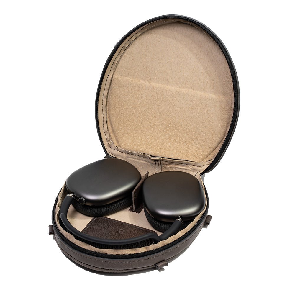 Leather Case for AirPods Max (Gray) - BALABALA WEAR