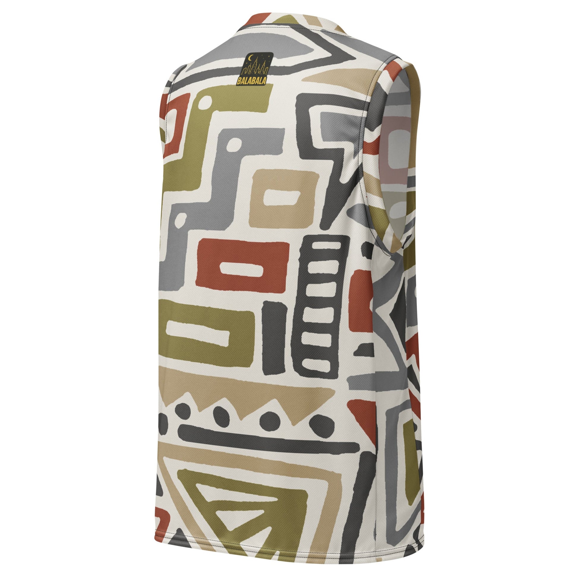 Recycled unisex basketball jersey - BALABALA WEAR